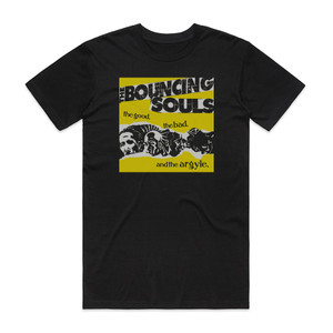 The Bouncing Souls The Good The Bad And The Argyle Album Cover T-Shirt Black