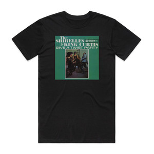 The Shirelles Give A Twist Party Album Cover T-Shirt Black The Shirelles Give A Twist Party Album Cover T-Shirt Black