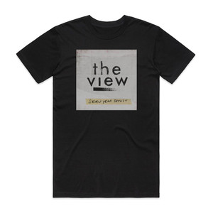 The View Seven Year Setlist Album Cover T-Shirt Black