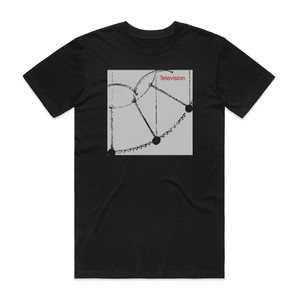 Television Television Album Cover T-Shirt Black Television Television Album Cover T-Shirt Black