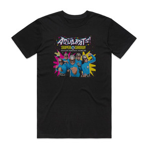 The Aquabats Super Show Television Soundtrack Volume 1 Album Cover T-Shirt Black