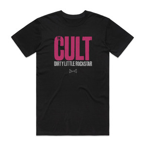 The Cult Dirty Little Rockstar Album Cover T-Shirt Black The Cult Dirty Little Rockstar Album Cover T-Shirt Black