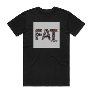 TOTALFAT Fat Album Cover T-Shirt Black