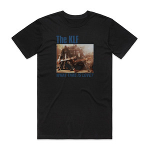 The KLF What Time Is Love Album Cover T-Shirt Black The KLF What Time Is Love Album Cover T-Shirt Black