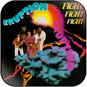 Eruption Fight Fight Fight Album Cover Sticker Eruption Fight Fight Fight Album Cover Sticker