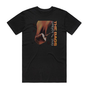 The Bags Sharpen Your Sticks Album Cover T-Shirt Black The Bags Sharpen Your Sticks Album Cover T-Shirt Black