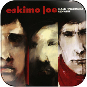 Eskimo Joe Black Fingernails Red Wine Album Cover Sticker Eskimo Joe Black Fingernails Red Wine Album Cover Sticker