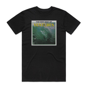 The Ventures The Very Best Of The Ventures Album Cover T-Shirt Black