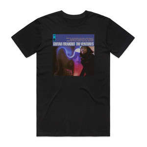 The Ventures Guitar Freakout Album Cover T-Shirt Black The Ventures Guitar Freakout Album Cover T-Shirt Black