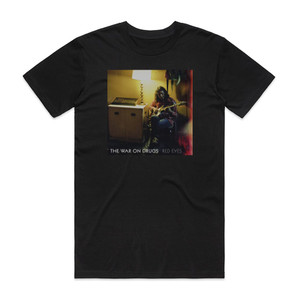 The War on Drugs Red Eyes Album Cover T-Shirt Black The War on Drugs Red Eyes Album Cover T-Shirt Black