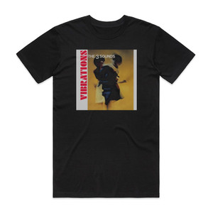 The Three Sounds Vibrations Album Cover T-Shirt Black The Three Sounds Vibrations Album Cover T-Shirt Black
