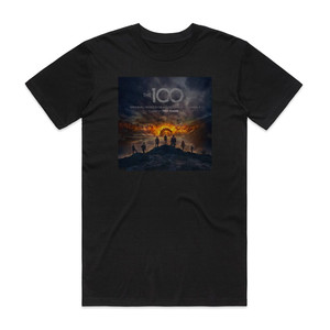 Tree Adams The 100 Original Television Soundtrack Season 4 Album Cover T-Shirt Black