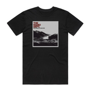 The Radio Dept Where Damage Isnt Already Done Album Cover T-Shirt Black The Radio Dept Where Damage Isnt Already Done Album Cover T-Shirt Black