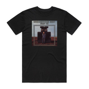 The Groundhogs Groundhogs Best 1969 72 Album Cover T-Shirt Black
