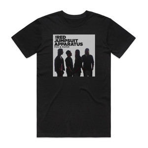 The Red Jumpsuit Apparatus Pen Paper Album Cover T-Shirt Black