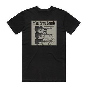 Tim Timebomb Guardian Angel Album Cover T-Shirt Black Tim Timebomb Guardian Angel Album Cover T-Shirt Black