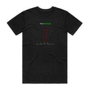 The Sherlocks Live For The Moment Album Cover T-Shirt Black
