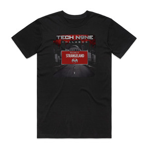 Tech N9ne Welcome To Strangeland Album Cover T-Shirt Black Tech N9ne Welcome To Strangeland Album Cover T-Shirt Black