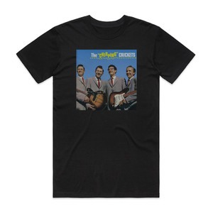 The Crickets The Chirping Crickets Album Cover T-Shirt Black The Crickets The Chirping Crickets Album Cover T-Shirt Black