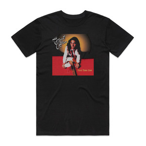 Tommy Bolin First Time Live Album Cover T-Shirt Black Tommy Bolin First Time Live Album Cover T-Shirt Black