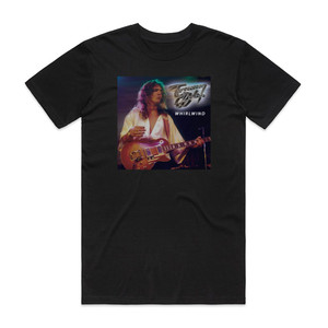 Tommy Bolin Whirlwind Album Cover T-Shirt Black Tommy Bolin Whirlwind Album Cover T-Shirt Black