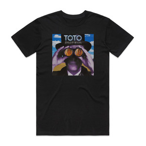 Toto Mindfields Album Cover T-Shirt Black Toto Mindfields Album Cover T-Shirt Black