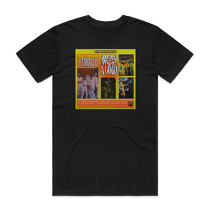 The Miracles Away We A Go Go Album Cover T-Shirt Black