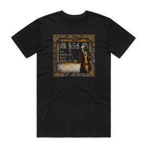 The Skints Live Breathe Build Believe Album Cover T-Shirt Black