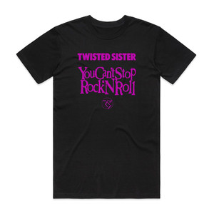 Twisted Sister You Cant Stop Rock N Roll 2 Album Cover T-Shirt Black