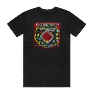 Twisted Sister A Twisted Christmas 2 Album Cover T-Shirt Black