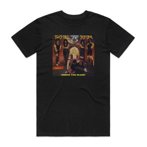 Twisted Sister Under The Blade 2 Album Cover T-Shirt Black