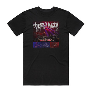 Terrorizer Live In Miami Album Cover T-Shirt Black Terrorizer Live In Miami Album Cover T-Shirt Black