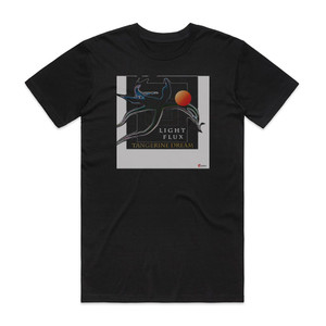 Tangerine Dream Light Flux Album Cover T-Shirt Black Tangerine Dream Light Flux Album Cover T-Shirt Black
