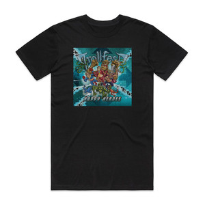 TrollfesT Happy Heroes Album Cover T-Shirt Black TrollfesT Happy Heroes Album Cover T-Shirt Black