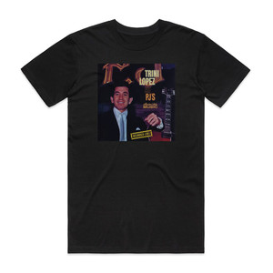Trini Lopez Trini Lopez At Pjs Album Cover T-Shirt Black Trini Lopez Trini Lopez At Pjs Album Cover T-Shirt Black