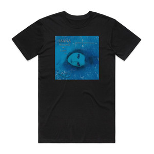 Timo Tolkki Saana Warrior Of Light Part 1 Journey To Crystal Island Album Cover T-Shirt Black Timo Tolkki Saana Warrior Of Light Part 1 Journey To Crystal Island Album Cover T-Shirt Black
