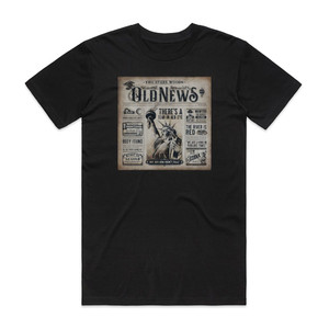 The Steel Woods Old News Album Cover T-Shirt Black The Steel Woods Old News Album Cover T-Shirt Black