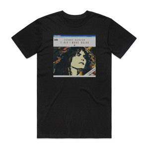 T Rex Cosmic Dancer Album Cover T-Shirt Black T Rex Cosmic Dancer Album Cover T-Shirt Black