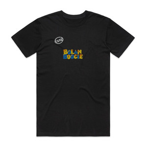 T Rex Bolan Boogie Album Cover T-Shirt Black T Rex Bolan Boogie Album Cover T-Shirt Black