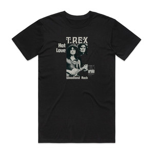 T Rex Hot Love Album Cover T-Shirt Black T Rex Hot Love Album Cover T-Shirt Black
