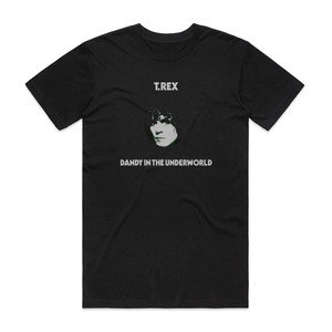 T Rex Dandy In The Underworld Album Cover T-Shirt Black T Rex Dandy In The Underworld Album Cover T-Shirt Black