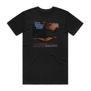 Thin Lizzy Cold Sweat Album Cover T-Shirt Black Thin Lizzy Cold Sweat Album Cover T-Shirt Black