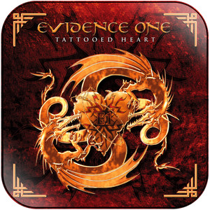 Evidence One Tattooed Heart Album Cover Sticker Evidence One Tattooed Heart Album Cover Sticker