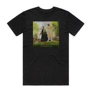 Thomas Newman Victoria Abdul Album Cover T-Shirt Black Thomas Newman Victoria Abdul Album Cover T-Shirt Black