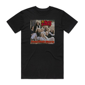 The Kelly Family From Their Hearts Album Cover T-Shirt Black The Kelly Family From Their Hearts Album Cover T-Shirt Black