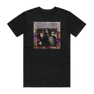 The Mission Serpents Kiss The Very Best Of Album Cover T-Shirt Black The Mission Serpents Kiss The Very Best Of Album Cover T-Shirt Black
