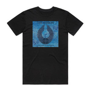 The Mission Sum And Substance 1 Album Cover T-Shirt Black The Mission Sum And Substance 1 Album Cover T-Shirt Black