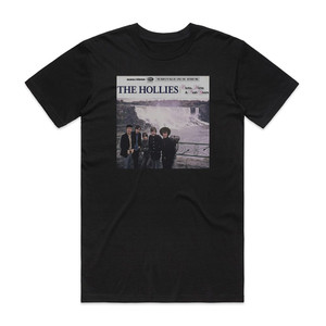 The Hollies The Hollies Greatest Hits Album Cover T-Shirt Black The Hollies The Hollies Greatest Hits Album Cover T-Shirt Black