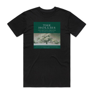 The Hollies The Air That I Breathe The Very Best Of Album Cover T-Shirt Black The Hollies The Air That I Breathe The Very Best Of Album Cover T-Shirt Black