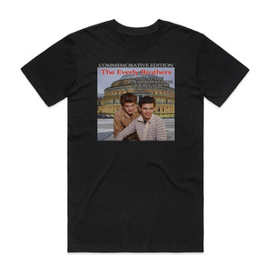 The Everly Brothers Walk Right Back Recorded Live At The Royal Albert Hall Album Cover T-Shirt Black